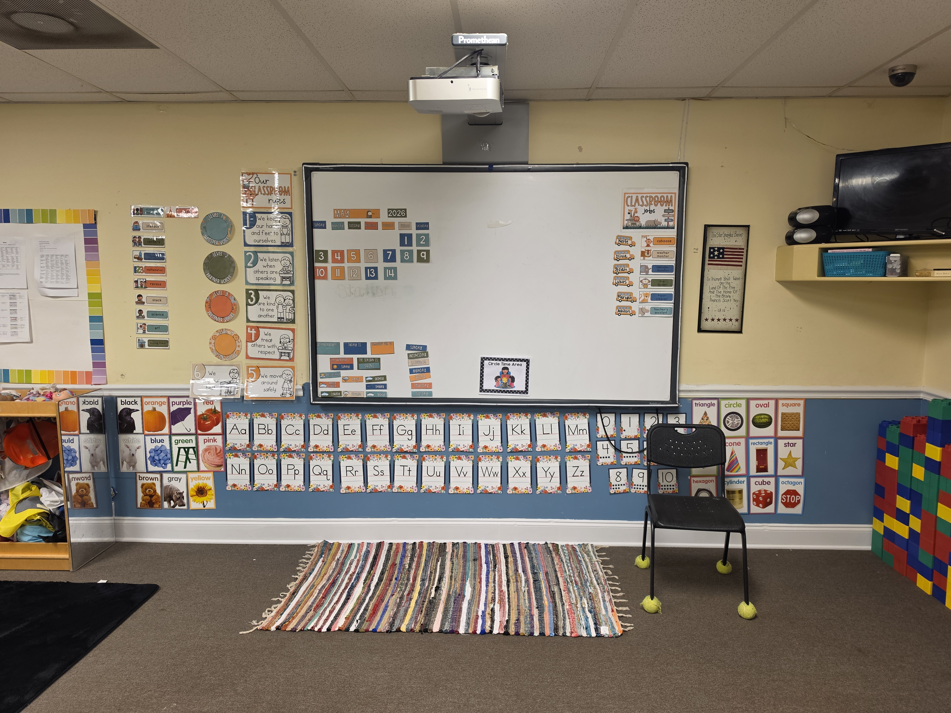 An elementary classroom at Braselton Christian Academy