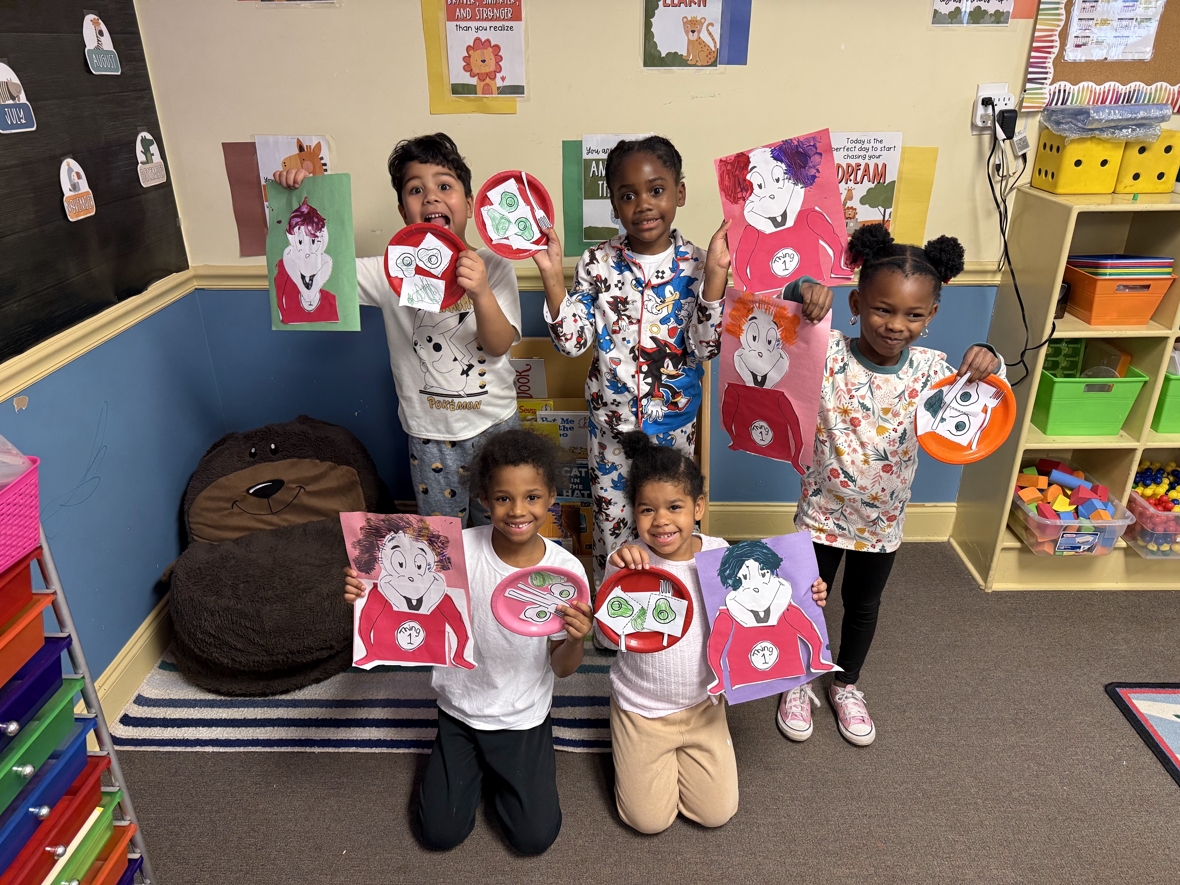 BCA students presenting their artwork in class